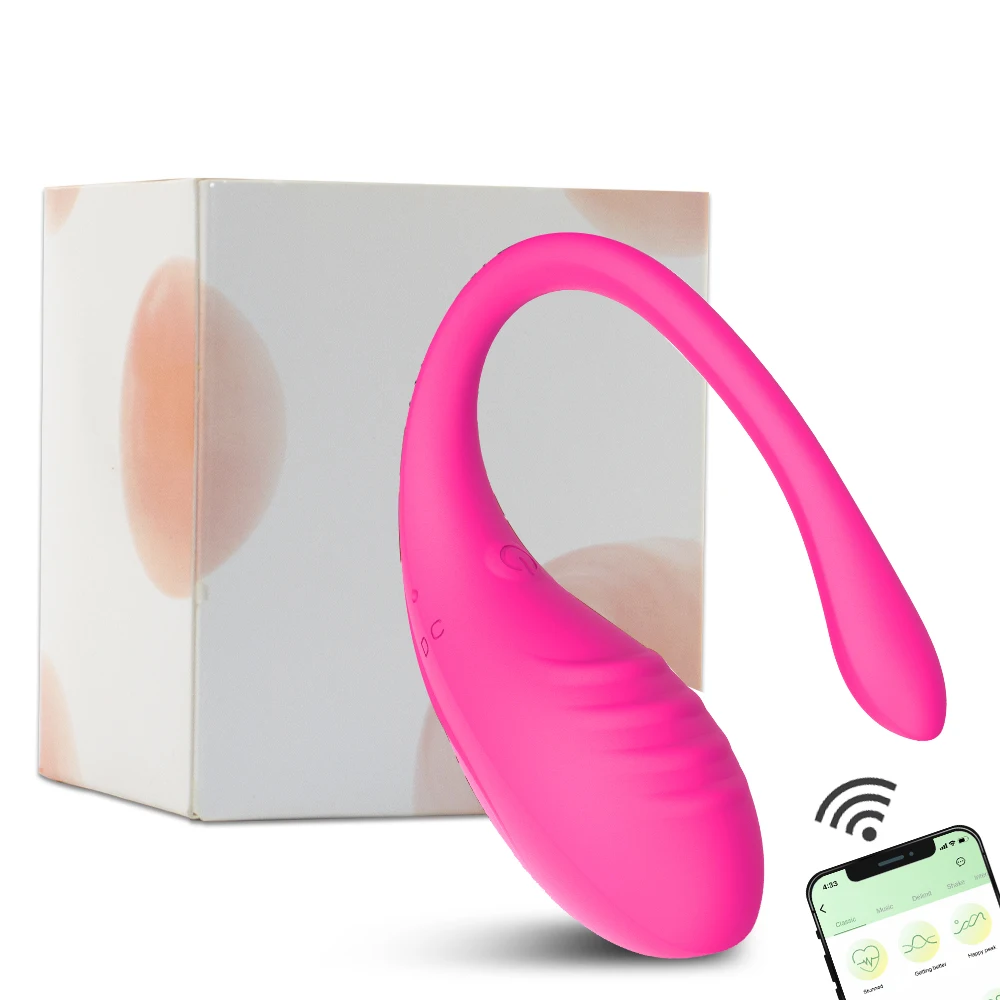 Vibro-masseur vaginal contrôlés par application à 9 vitesses