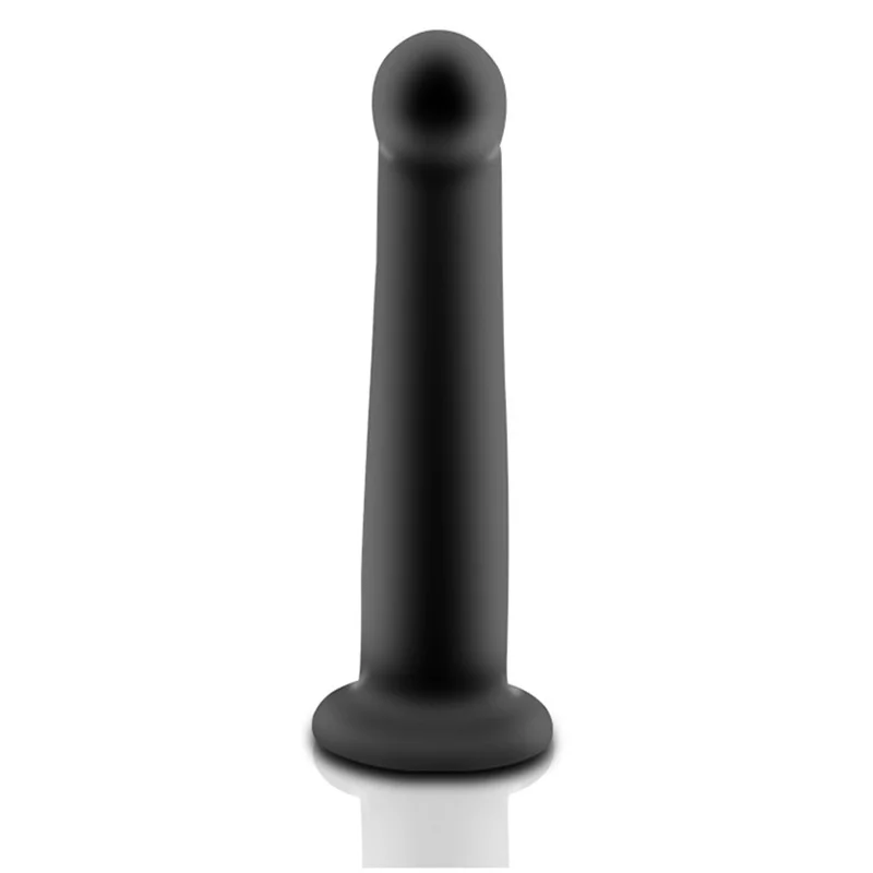 Godemiché Réaliste Noir avec Ventouse de Bain, Pénis Souple Éducatif pour Homme et Femme, Plug Anal, Jouets Sexuels pour Gay