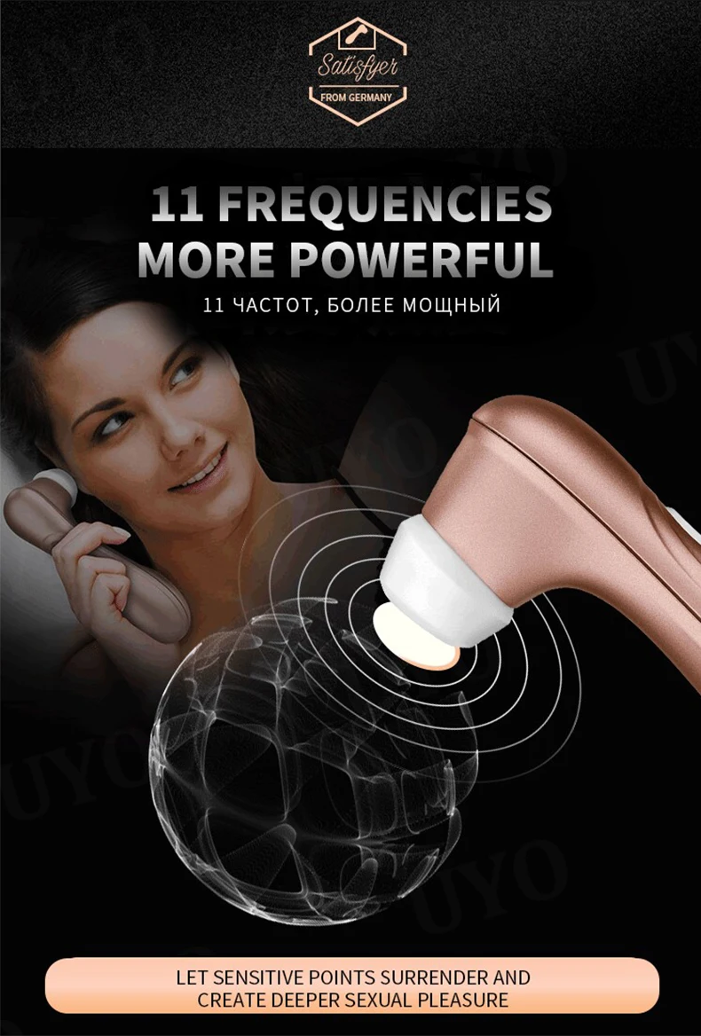 Vibromasseur suceur de clitoris