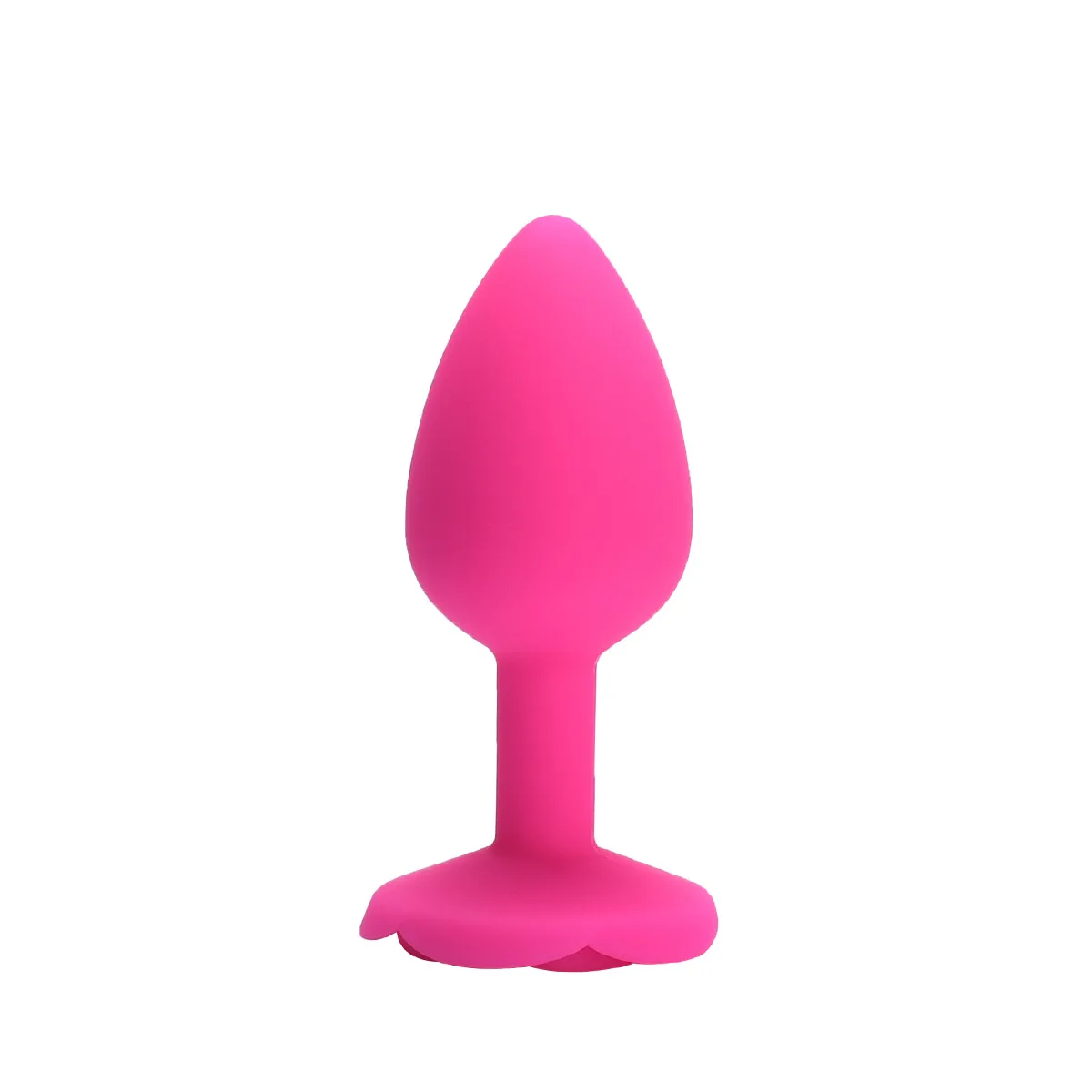 Plug anal en silicone forme de rose