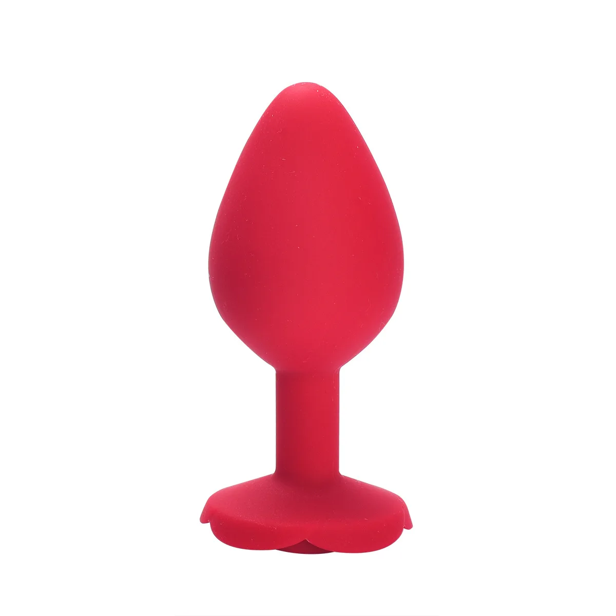 Plug anal en silicone forme de rose