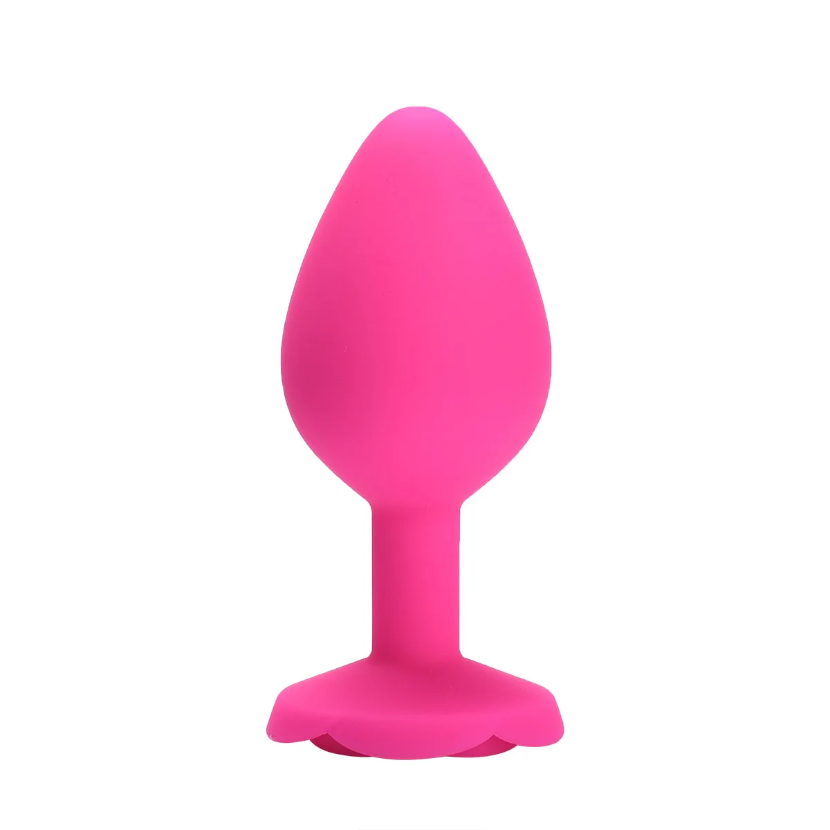 Plug anal en silicone forme de rose