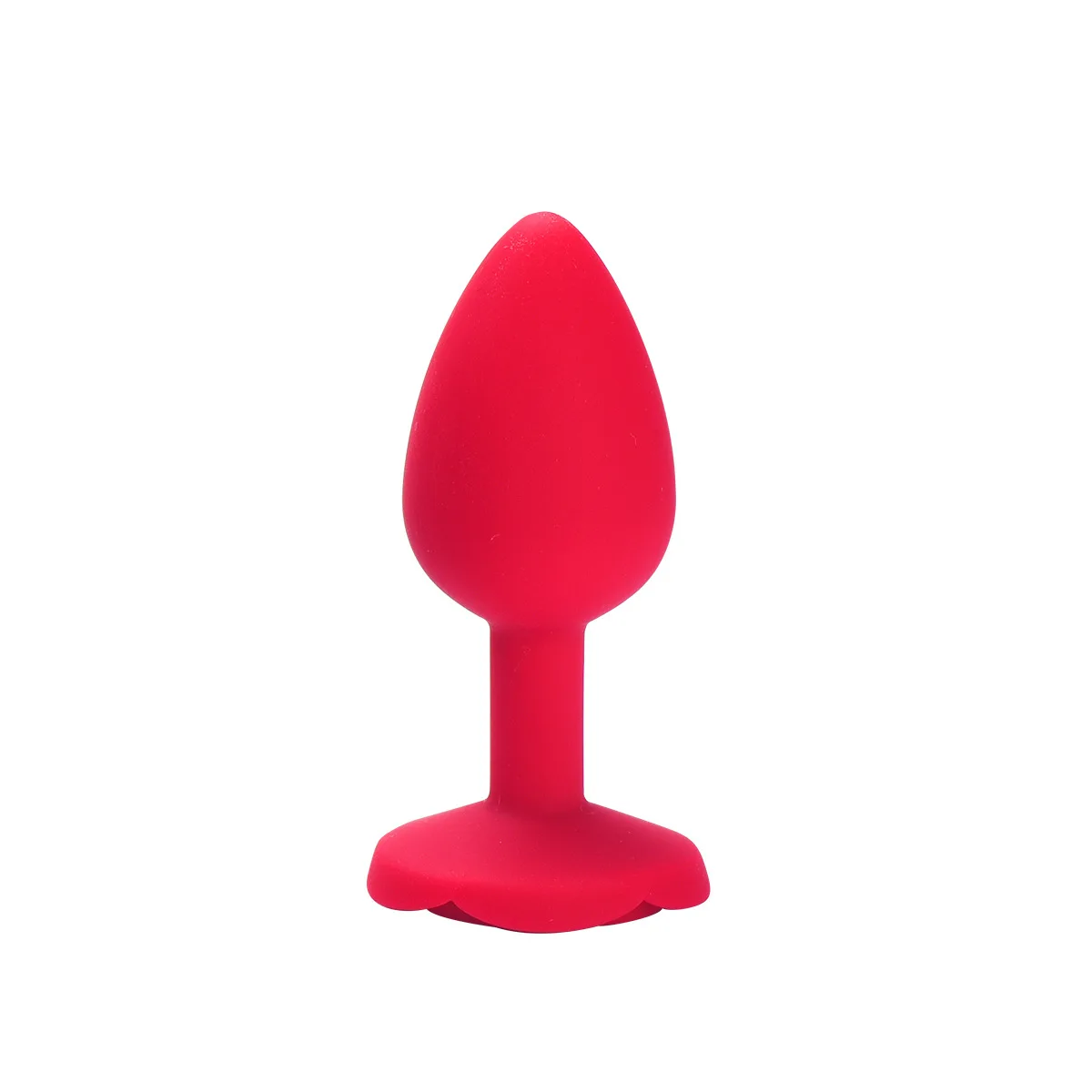 Plug anal en silicone forme de rose