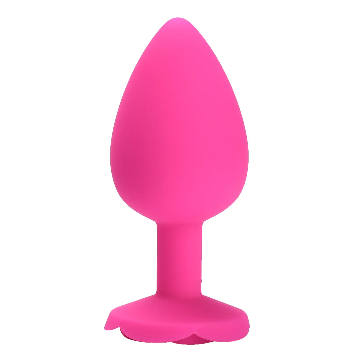 Plug anal en silicone forme de rose